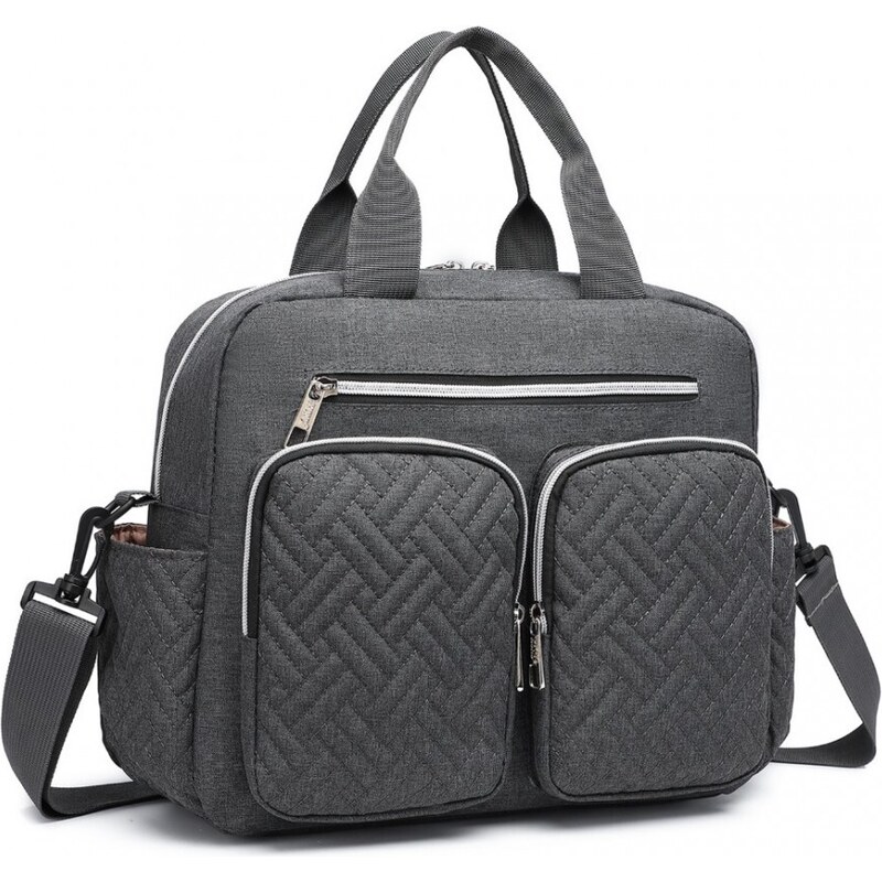 KONO prebaľovacia taška na kočík EQ2248 - tmavošedá - 10L 67195009