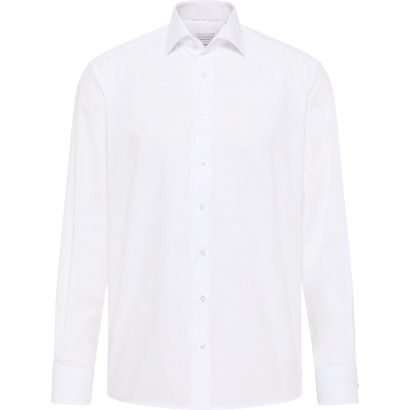 ETERNA Comfort Fit biela košeľa pánska dlhý rukáv Popelín golier Kent 45573160