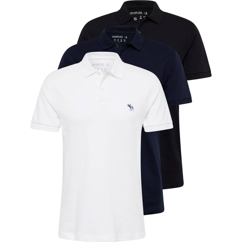 Abercrombie & Fitch Tričko modrá / tmavomodrá / čierna / biela 60440075