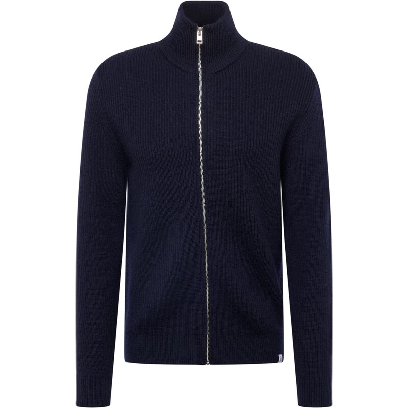 NORSE PROJECTS Kardigán Hagen námornícka modrá / šedobiela 66017555