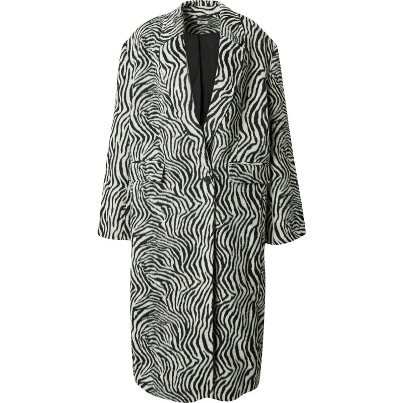 ABOUT YOU x Emili Sindlev Prechodný kabát Thora čierna / biela 47598935