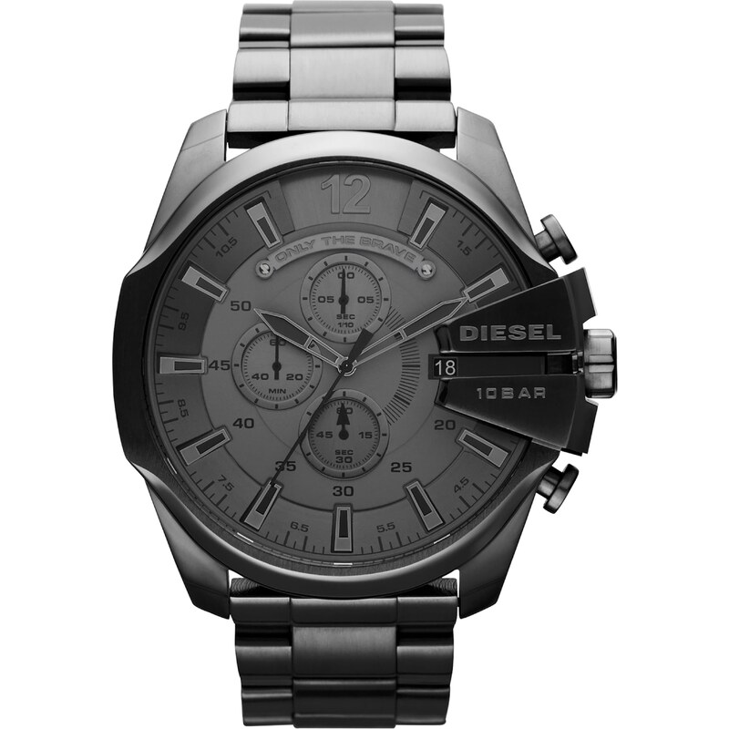 DIESEL Analógové hodinky Mega Chief tmavosivá 64864597