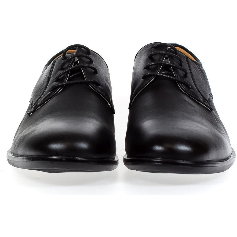 JOHN-C Pánske spoločenské čierne topánky GAEL