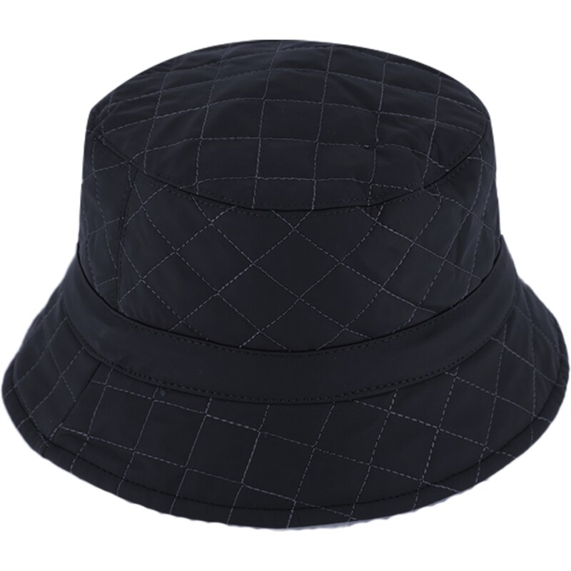Fiebig - Headwear since 1903 Nepremokavý modrý prešívaný bucket hat - jesenný vodeodolný klobúk - Fiebig 1903