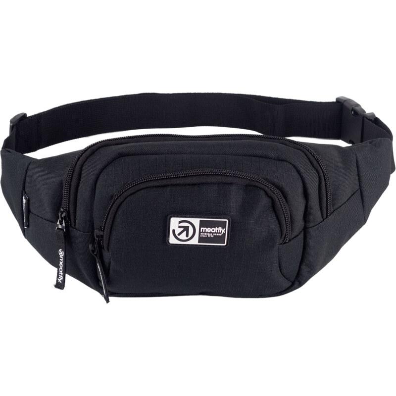 Meatfly Pánska ľadvinka Wall y Black Ripstop 66589770