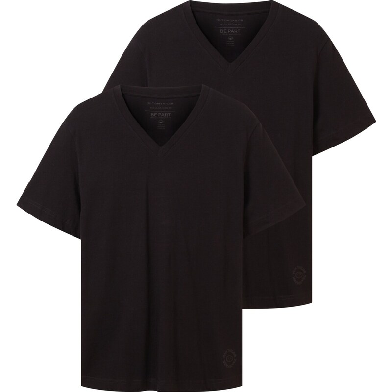 TOM TAILOR Tričko čierna 44446056