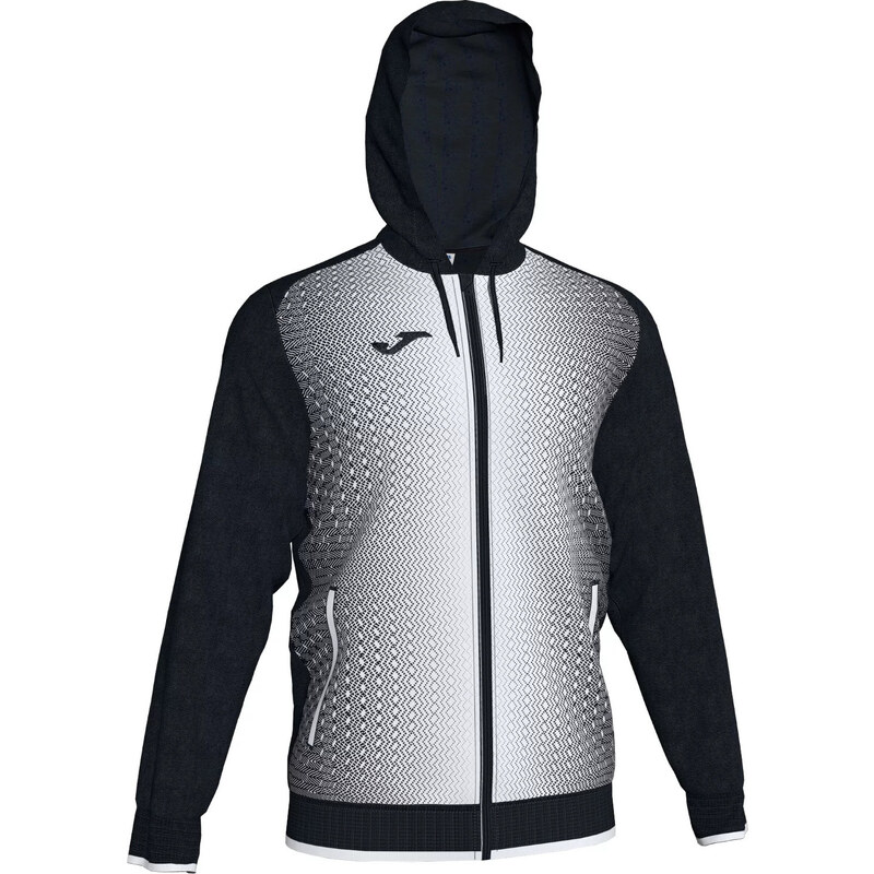 Čierno-biela futbalová mikina Joma Supernova Hooded Jacket 101285-102 45661813