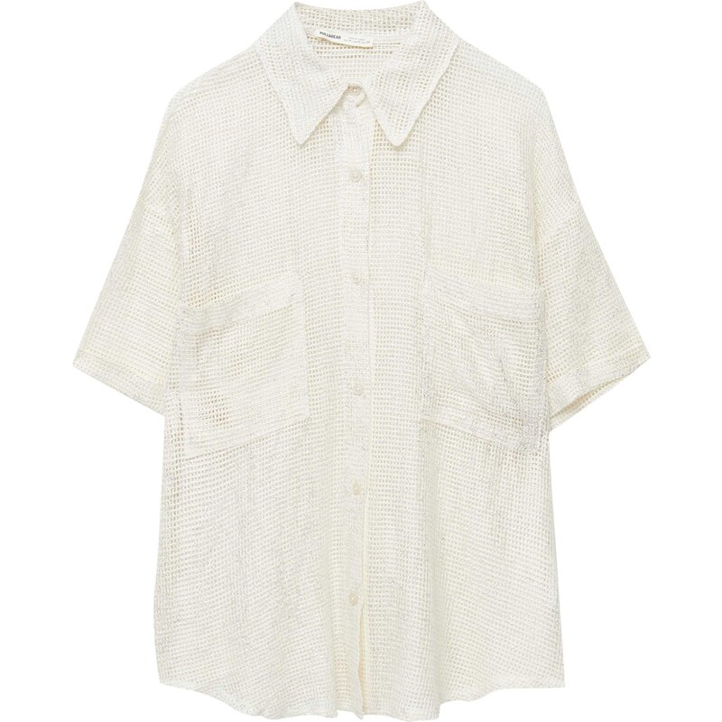 Pull&Bear Blúzka nebielená 54261687