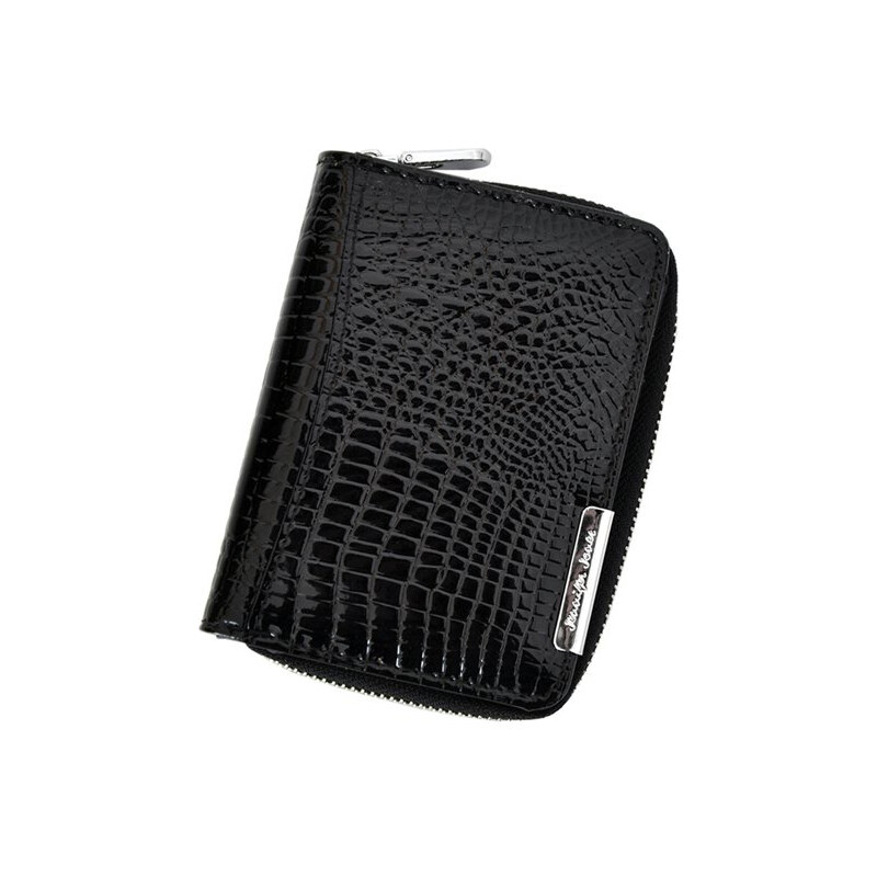 Jennifer Jones Kožená čierna malá dámska peňaženka RFID 45698305