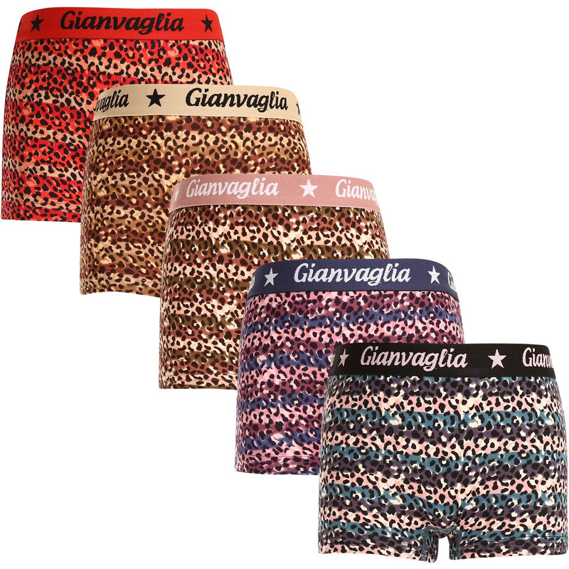 5PACK dievčenské nohavičky s predlženou nohavičkou boxerky Gianvaglia 66060689