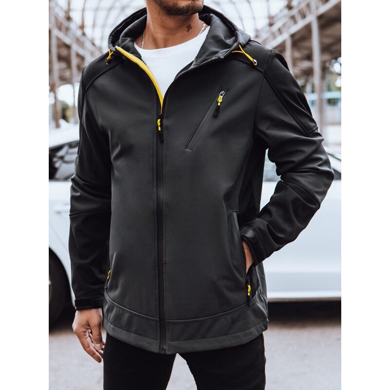 Buďchlap Jedinečná softshellová bunda s kontrastnými prvkami v 46472326