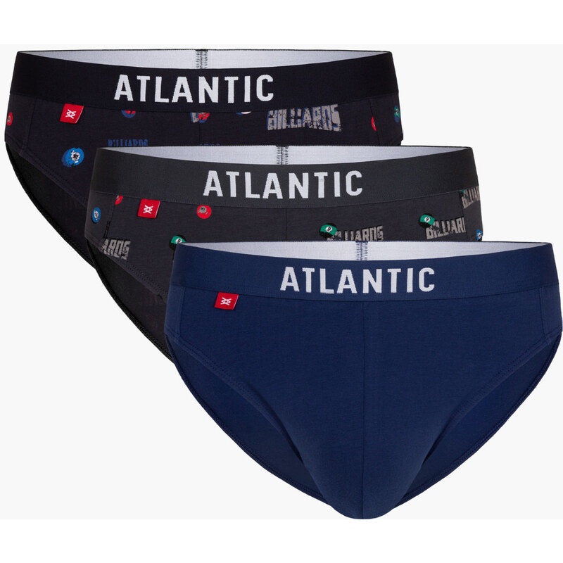 Mens briefs ATLANTIC 3Pack - multicolor 58481059