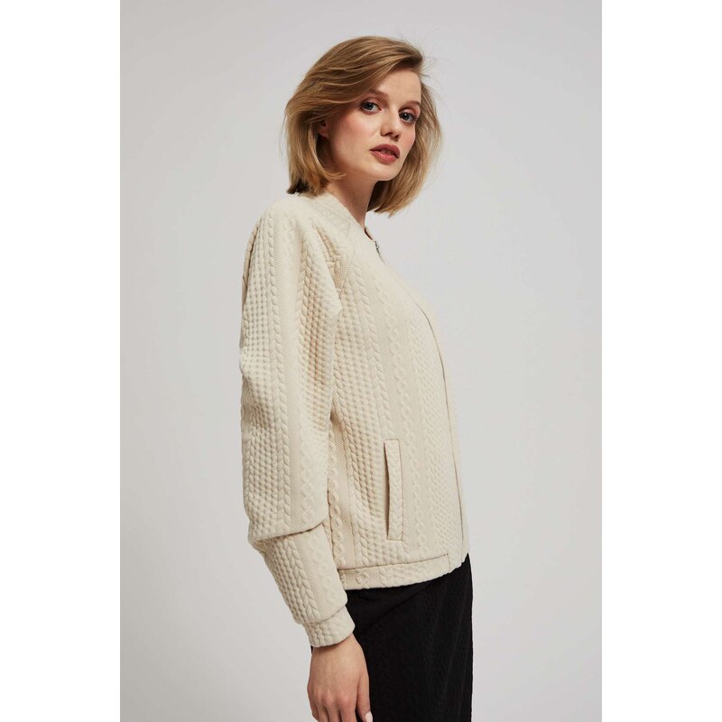 Marisse Zip-Up Sweatshirt With Pockets 50682597