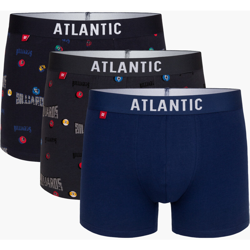 Mens boxers ATLANTIC 3Pack - multicolor 50521446