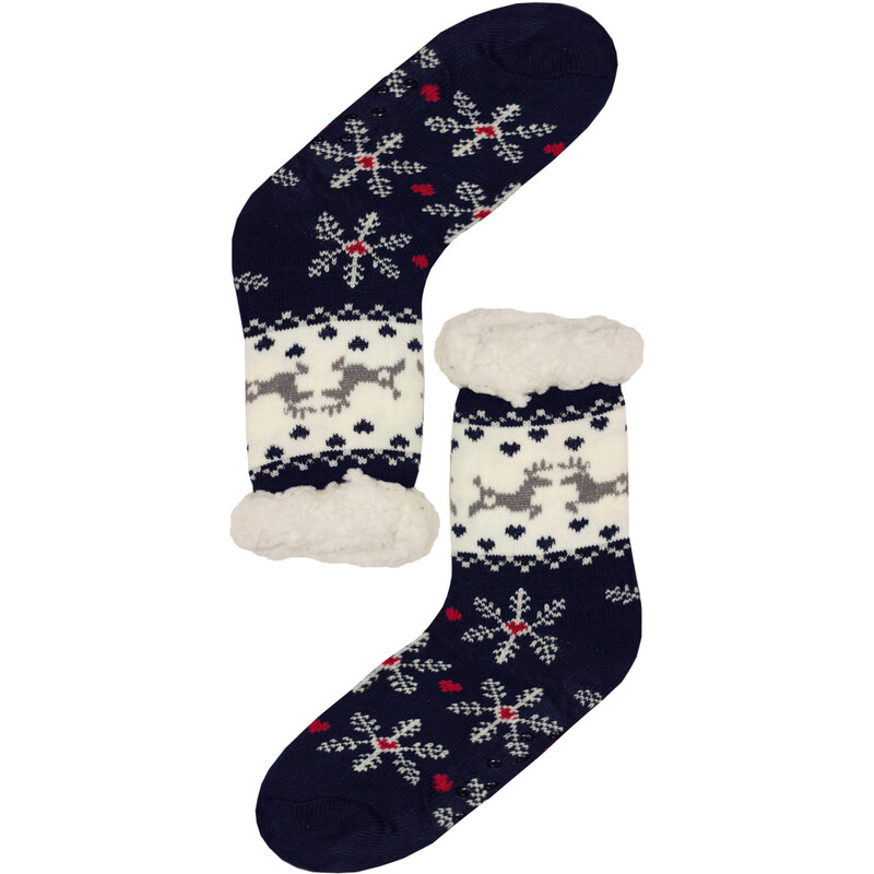 Pesail Mounty dark hrejivé ponožky baránok WW058