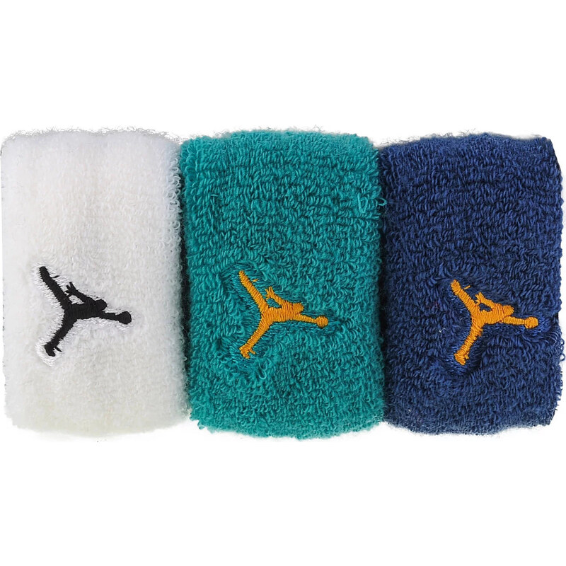Gumičky do vlasov Jordan Terry Hair Ties - biela/tyrkysová/modrá 45715997