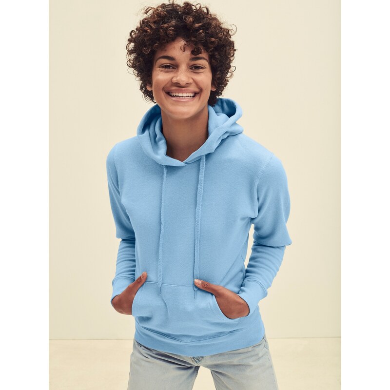 Błękitna bluza z kapturem Hooded Sweat Fruit of the Loom 50576146