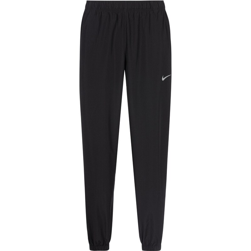 NIKE Športové nohavice Form Swoosh čierna / biela 54256331
