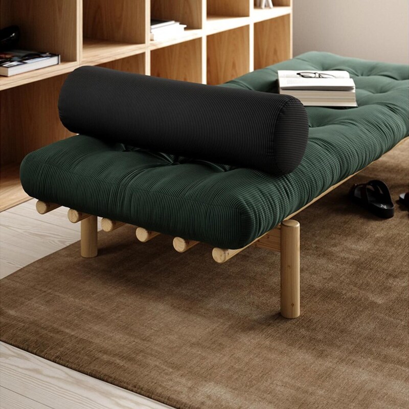 KARUP DESIGN Leňoška Next Daybed Clear lacquered/Charcoal