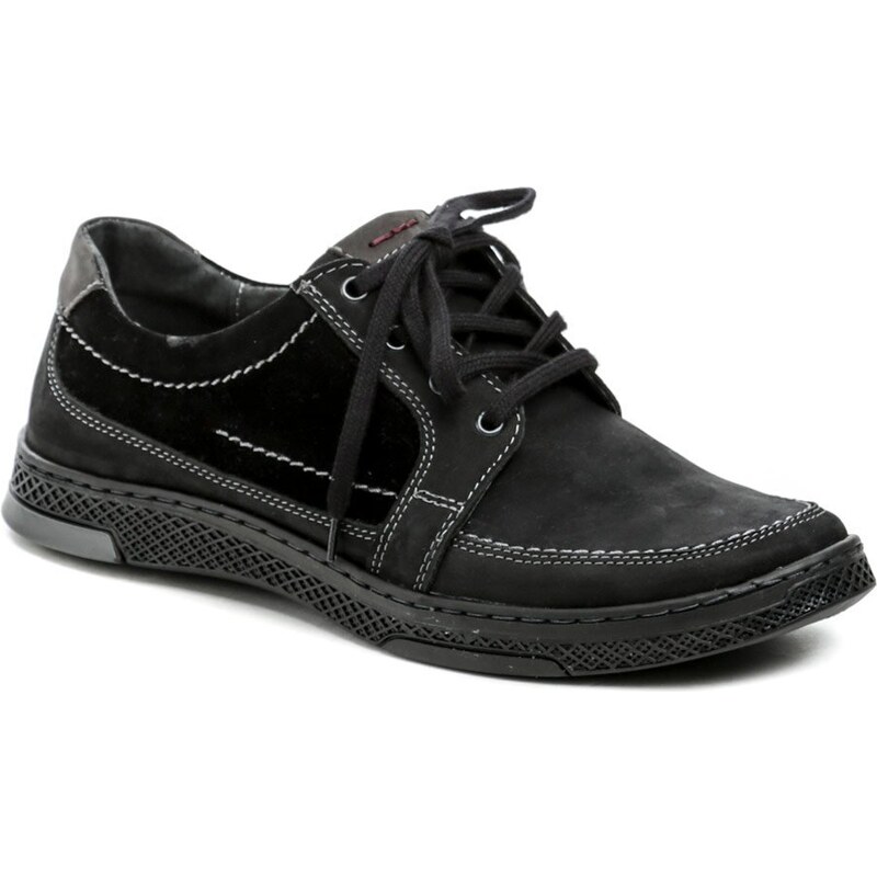 Mateos 955 čierne pánske poltopánky 45731675