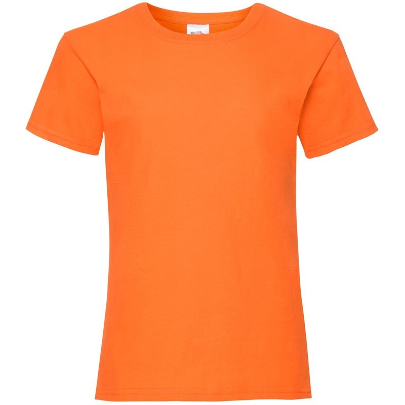 E-shop Orange Girls T-shirt Valueweight Fruit of the Loom