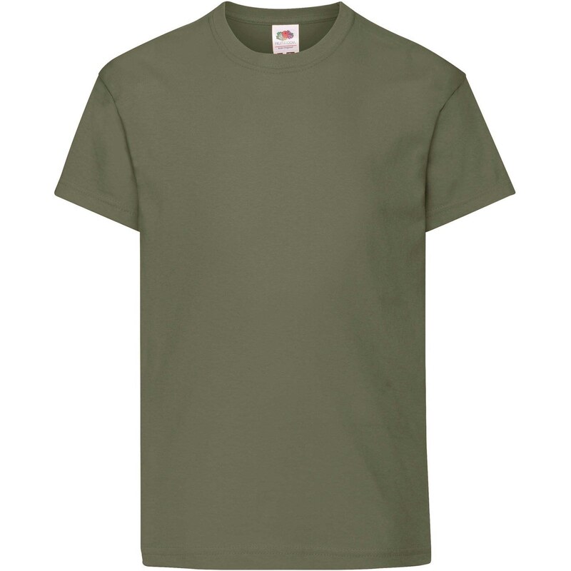 E-shop Khaki Childrens T-shirt Original Fruit of the Loom