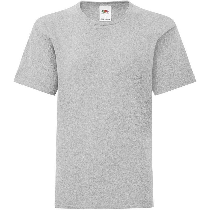 E-shop Grey childrens t-shirt in combed cotton Fruit of the Loom