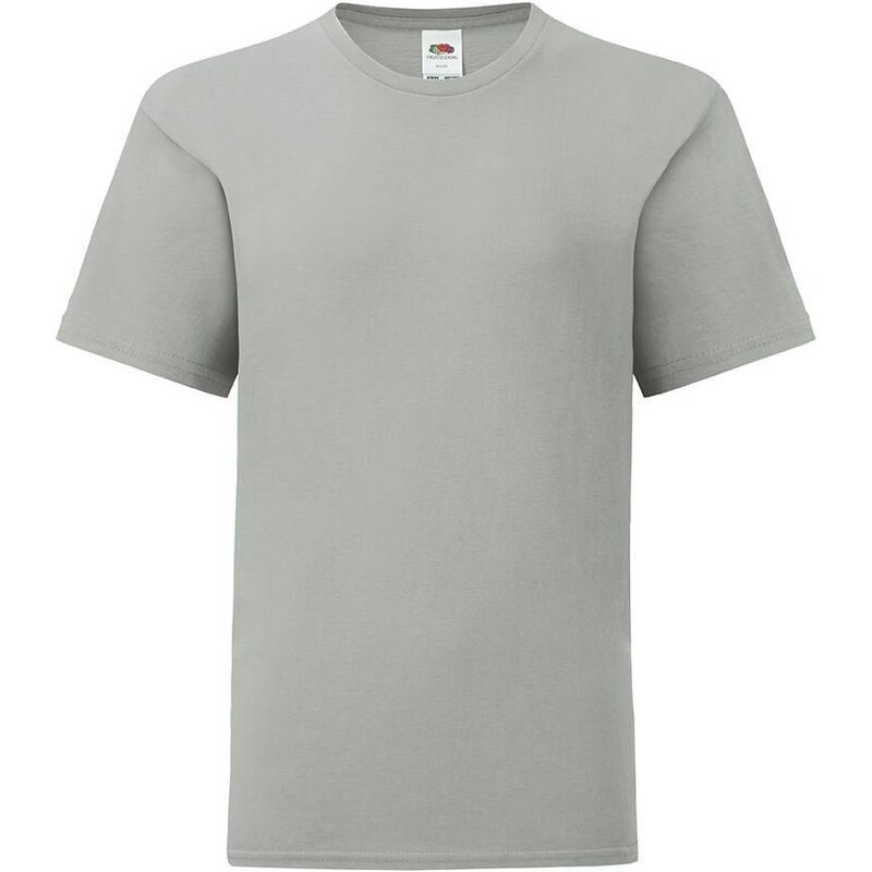 Grey childrens t-shirt in combed cotton Fruit of the Loom 50521795