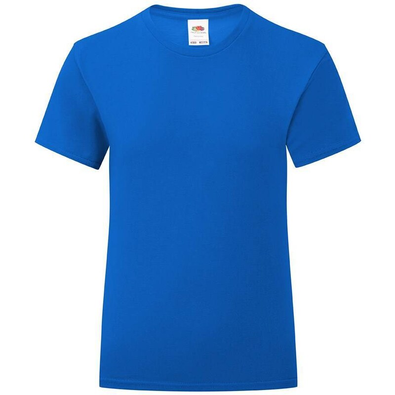 E-shop Blue Girls T-shirt Iconic Fruit of the Loom