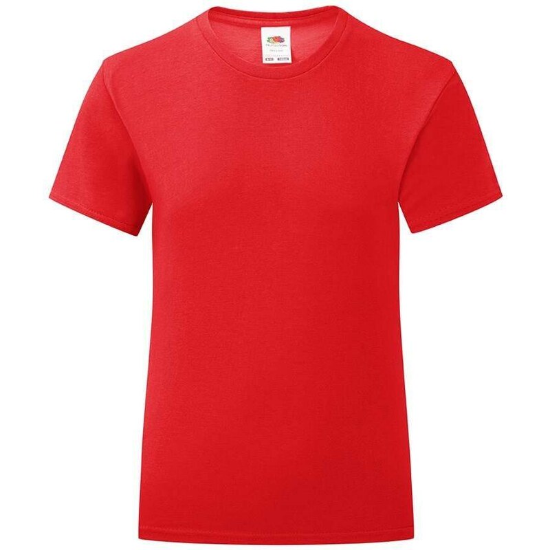 E-shop Iconic Fruit of the Loom Red T-shirt