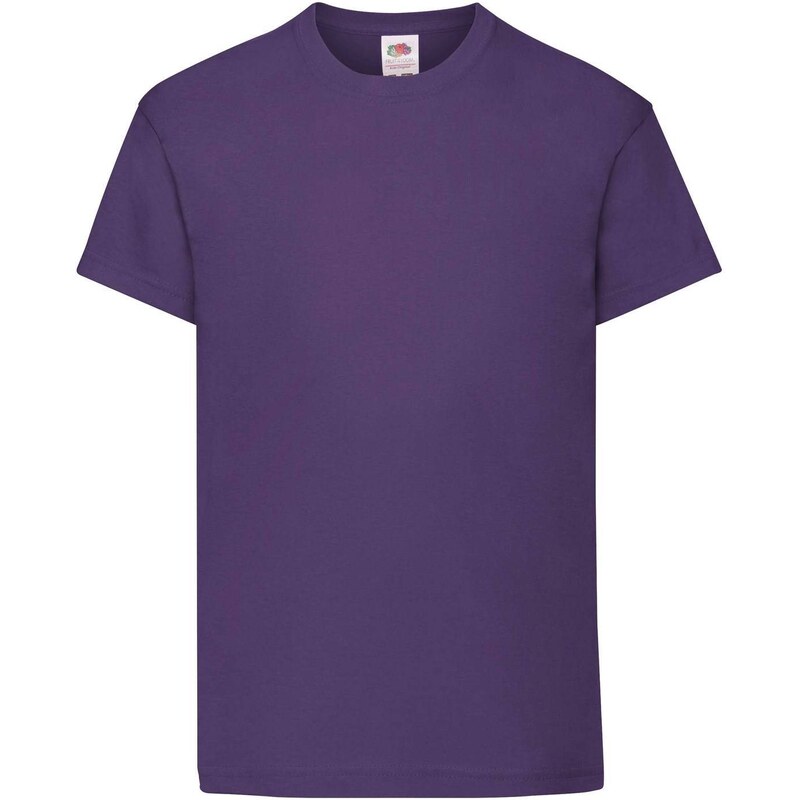 E-shop Purple Childrens T-shirt Original Fruit of the Loom