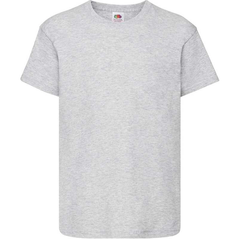 E-shop Grey T-shirt for Children Original Fruit of the Loom