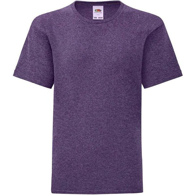 E-shop Purple childrens t-shirt in combed cotton Fruit of the Loom