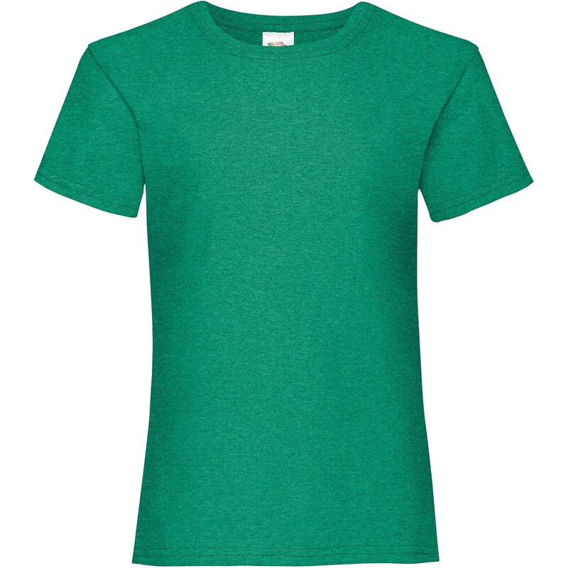 E-shop Valueweight Fruit of the Loom Girls Green T-shirt