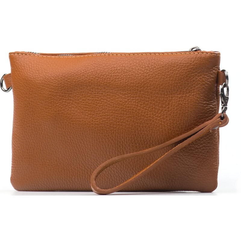 Blaire Kožená mini kabelka Bonita koňakovo hnedá 64987911