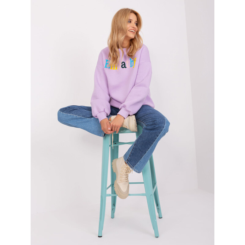 Wow Donna Sweatshirt-EM-BL-617-12.04-light purple 64788108