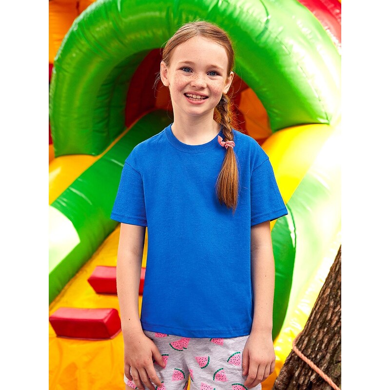 E-shop Blue T-shirt Kids Original Fruit of the Loom