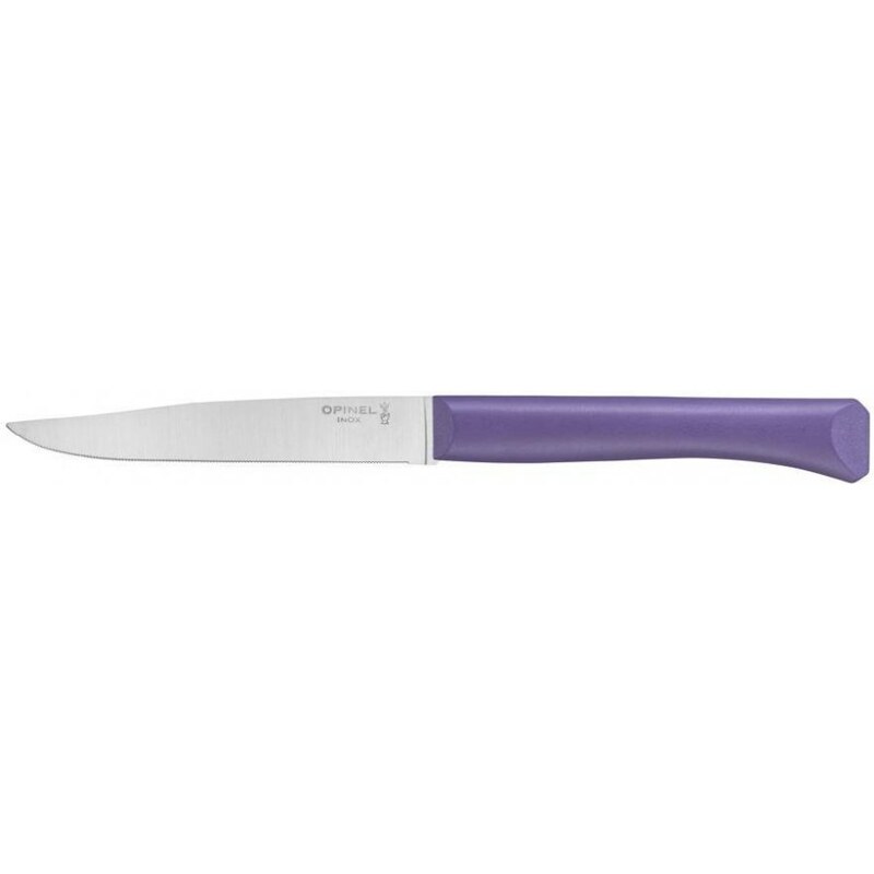 Steakový nôž Opinel Bon Appetit s polymérovou rukoväťou, fialový, 002191
