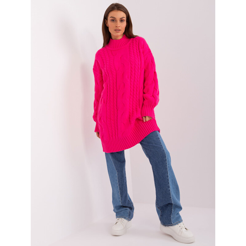 Wool Fashion Italia Sweater-AT-SW-2367-1.35P-fluo pink 64664950