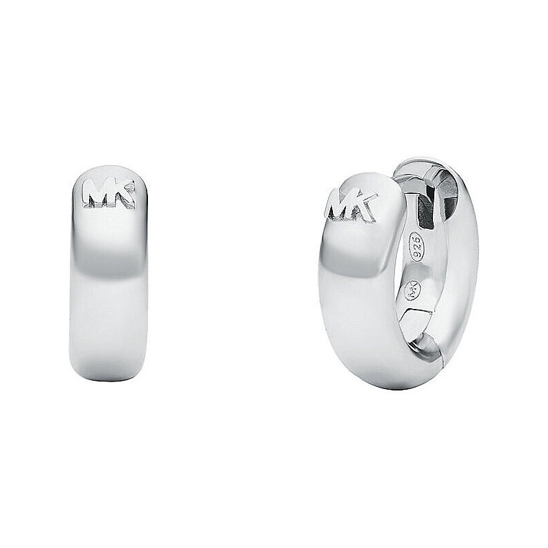 Michael Kors Nadčasové strieborné kruhy Huggie Hoop MKC1599AA040 66578102
