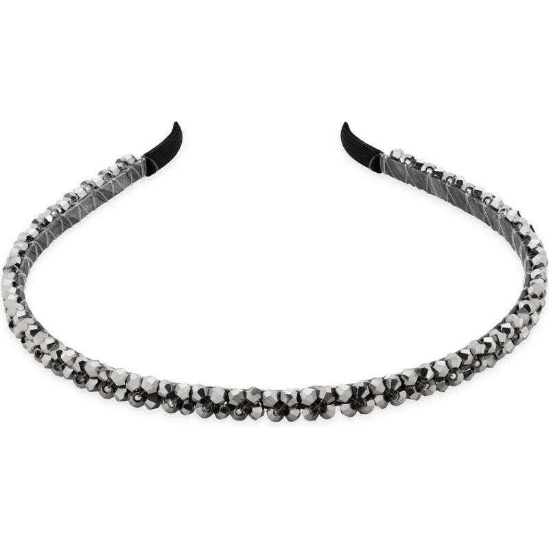 Troli Štýlová antracitová čelenka do vlasov 66653958