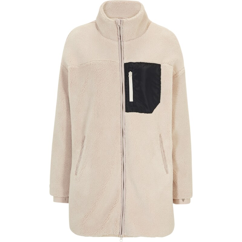 bonprix Kožušinková flísová bunda, farba šedá 45818481