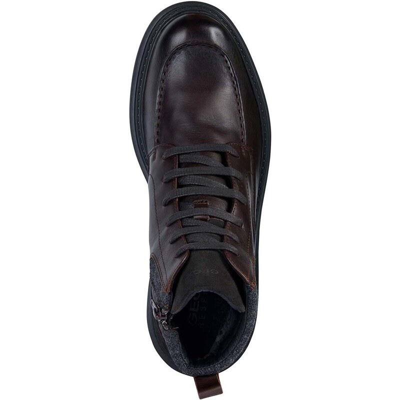 Členkové topánky Geox U FALORIA B ABX C pánske, hnedá farba, U36FBC 0FF22 C6009