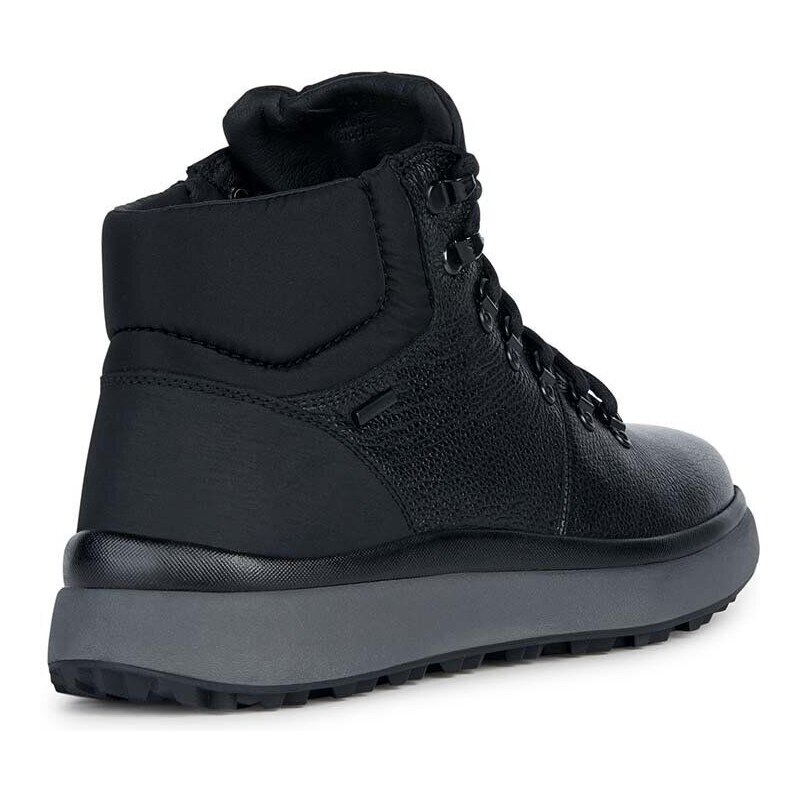 Členkové topánky Geox U GRANITO + GRIP B A pánske, čierna farba, U36FZD 00047 C9999