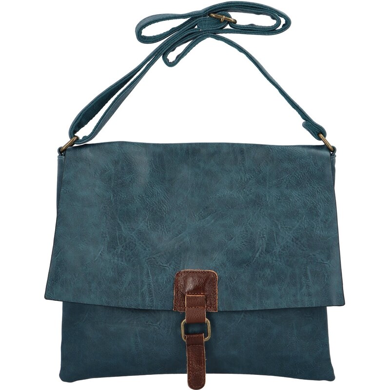 Dámska koženková crossbody modrá - Paolo Bags Ludmila modrá 42893483