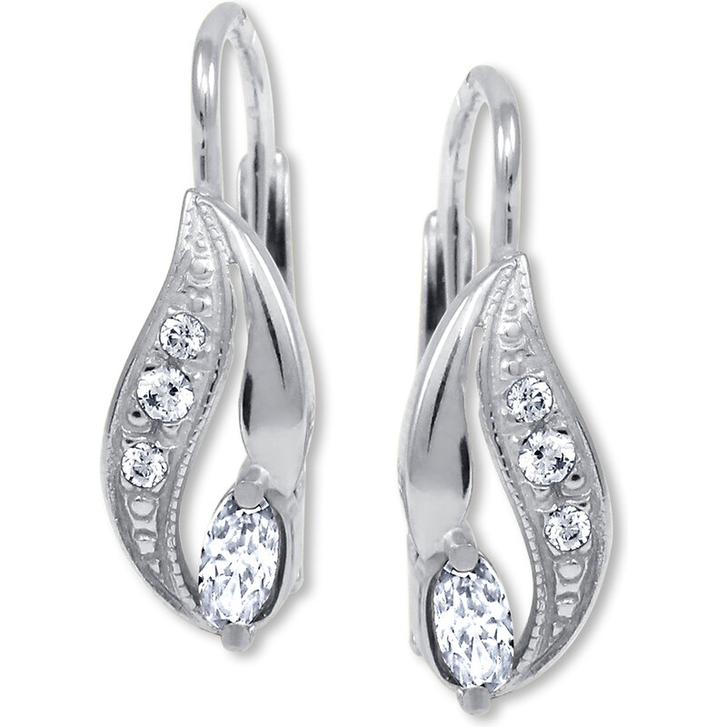 Soliter Prekrásne náušnice z bieleho zlata so zirkónmi 239 001 00577 66579828