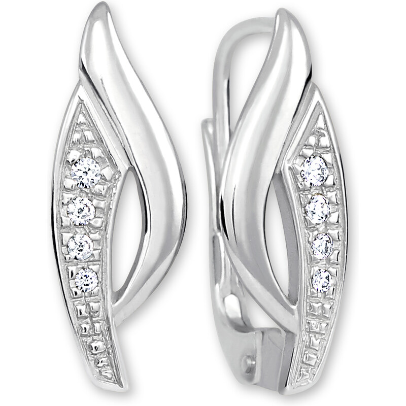 Soliter Náušnice z bieleho zlata so zirkónmi 239 001 00660 07 66593505