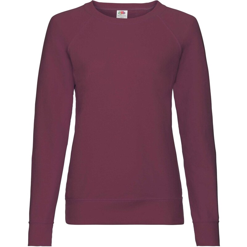 Burgundy sweatshirt classic light Fruit of the Loom 50521605
