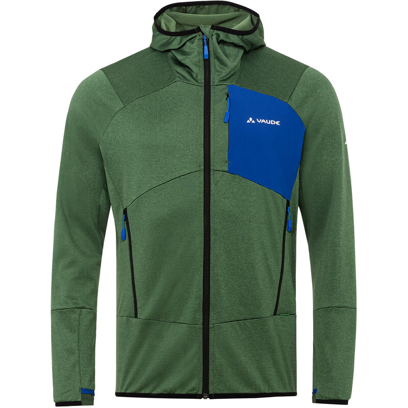 Vaude turistická mikina s kapucňou Monviso Fleece, pánska, woodland 48132070