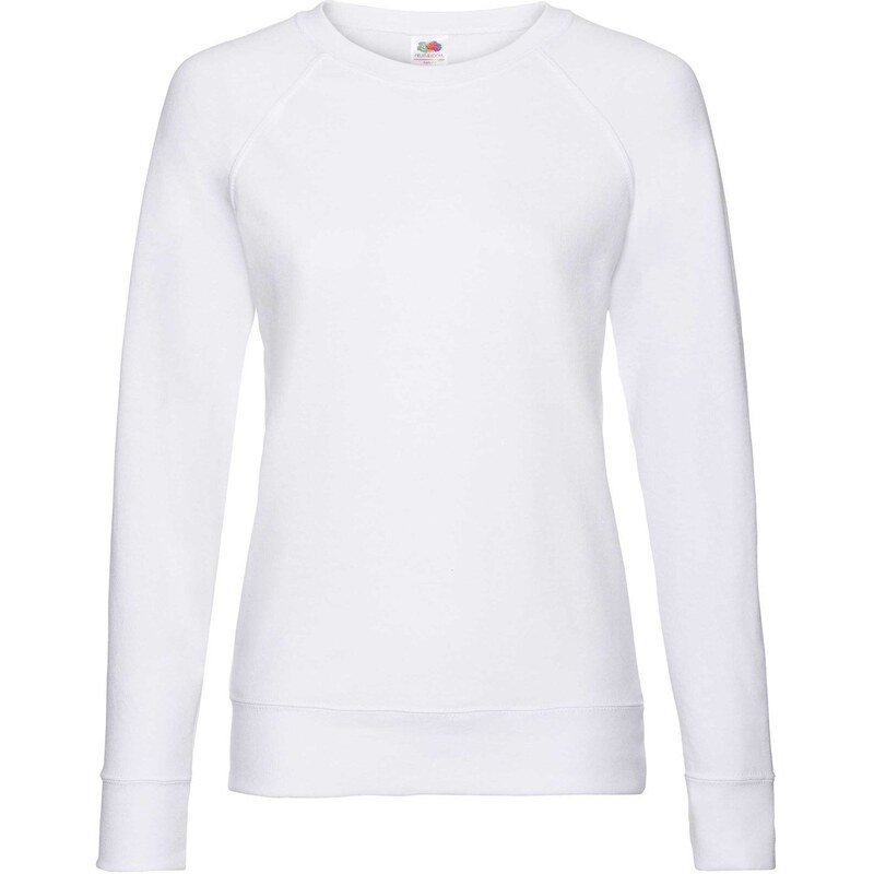 Biela klasická ľahká mikina Fruit of the Loom 50645383